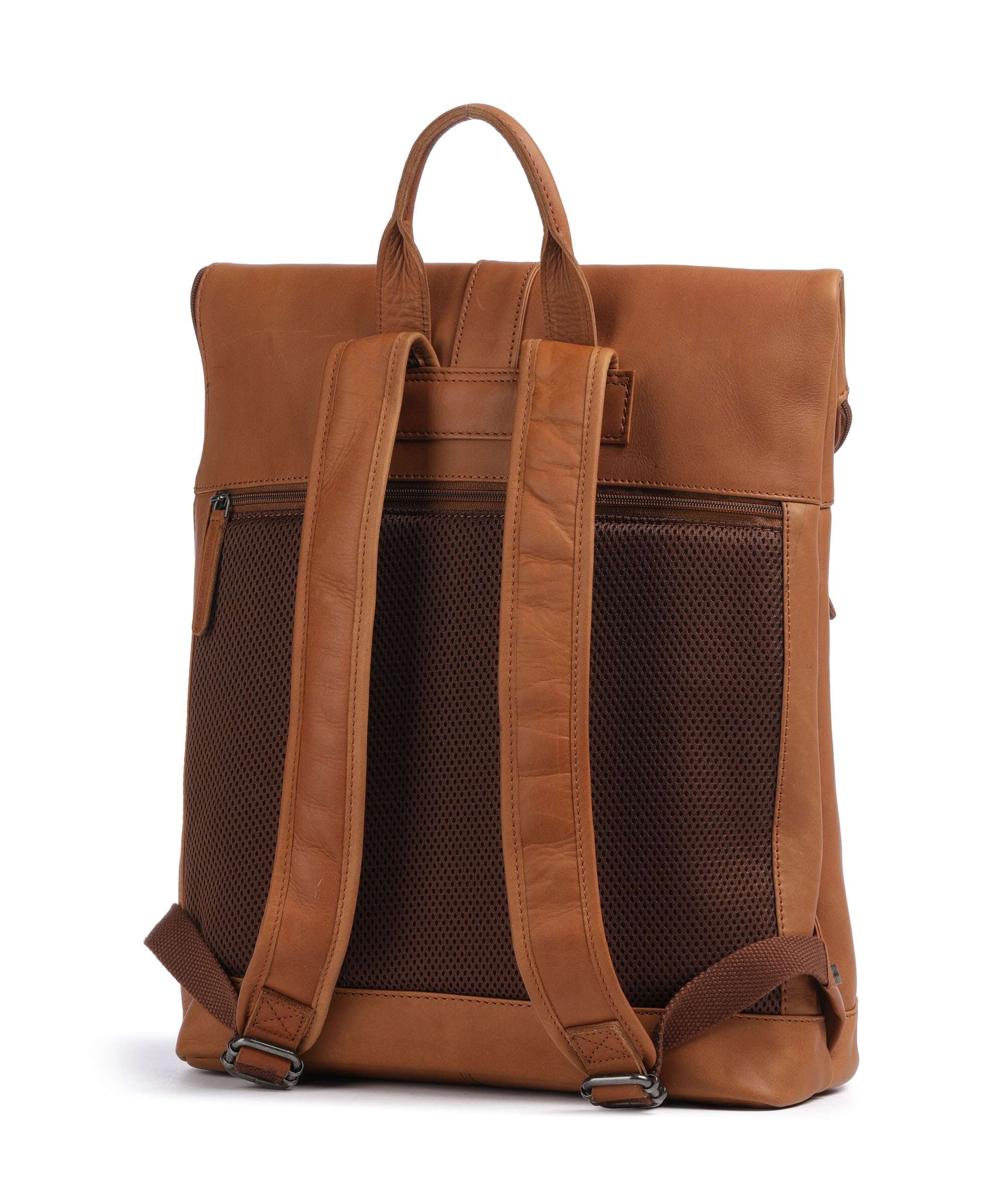 The Chesterfield Brand Cow Wax Pull Up Larsson Backpack cognac