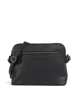 The Chesterfield Brand Cow Wax Pull Up Nebraska Crossbody tas black