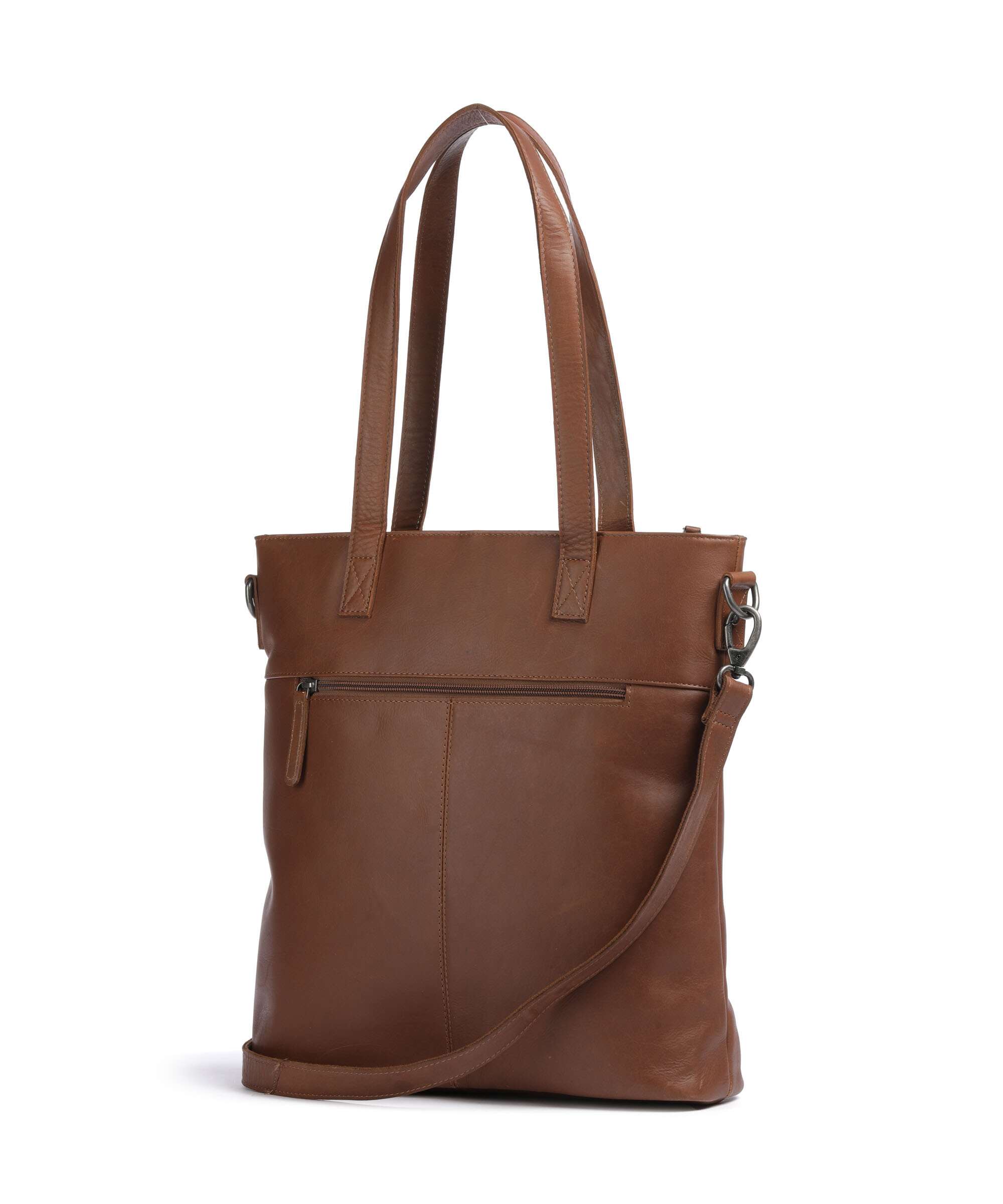 The Chesterfield Brand Wax Pull Up Cow Nunavik Tote bag cognac