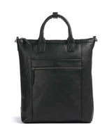 The Chesterfield Brand Cow Wax Pull Up Luisa Backpack bag black
