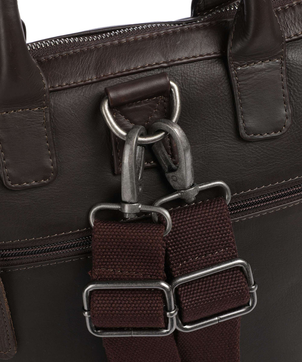 The Chesterfield Brand Cow Wax Pull Up Luisa Backpack bag brown