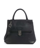 The Chesterfield Brand Wax Pull Up Cow Angera Handtas black