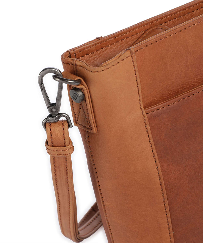 The Chesterfield Brand Wax Pull Up Cow Moore Bucket bag cognac