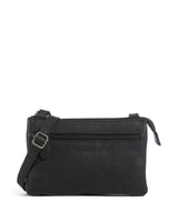 The Chesterfield Brand Washed Waxed Cow Osaka Crossbody tas black