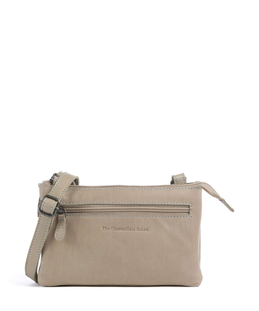 The Chesterfield Brand Washed Waxed Cow Osaka Crossbody bag ocean blue