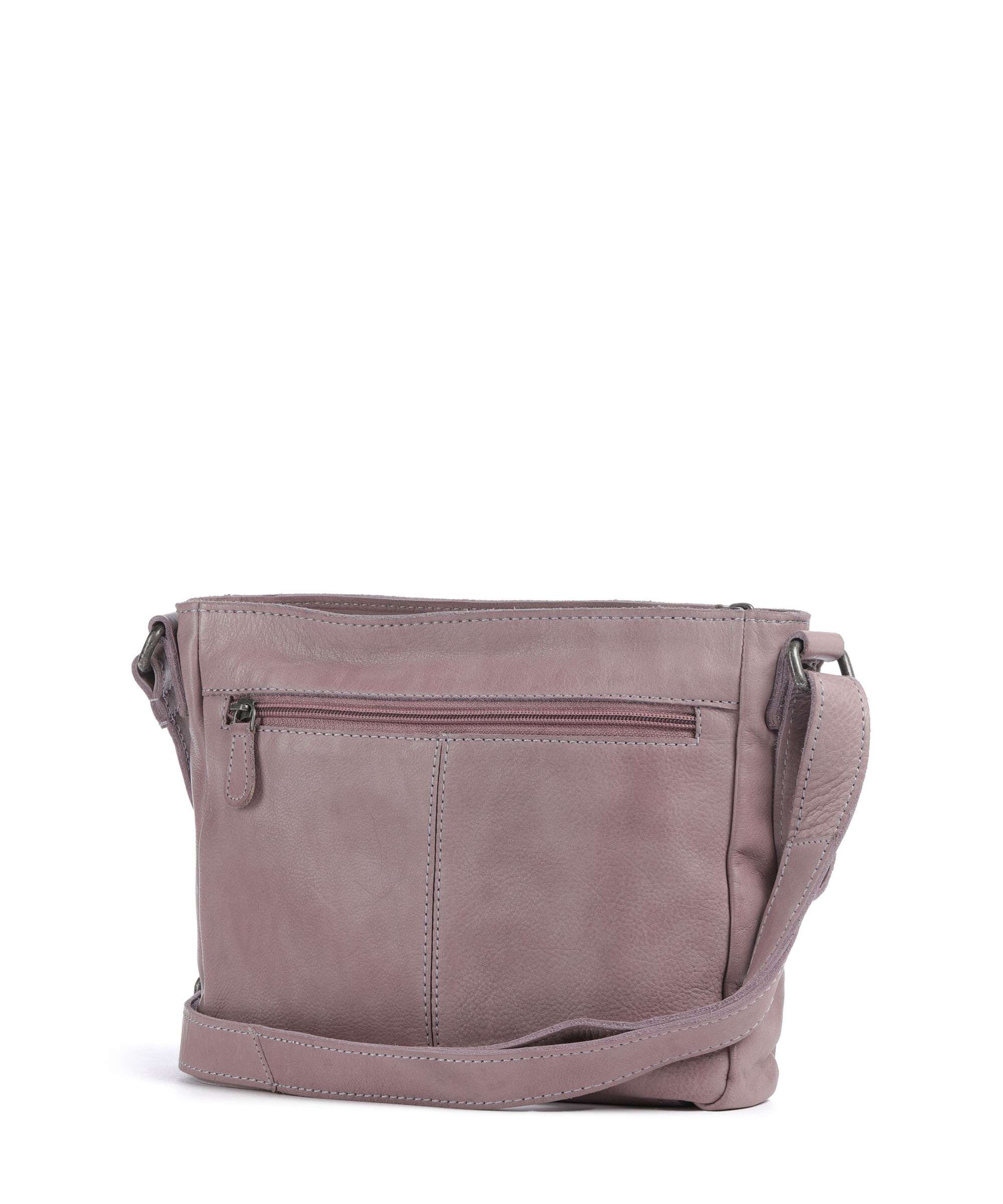 The Chesterfield Brand Washed Waxed Cow Aston Crossbody bag lavender lila
