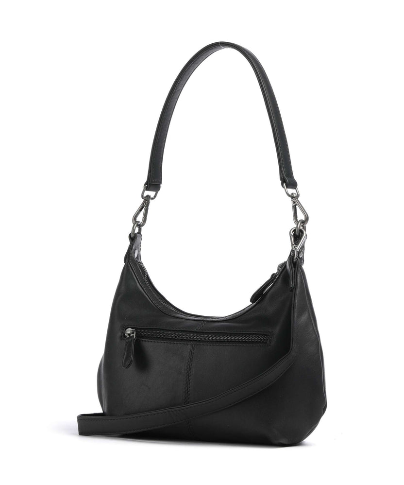 The Chesterfield Brand Wax Pull Up Cow Nancy Shoulder bag black