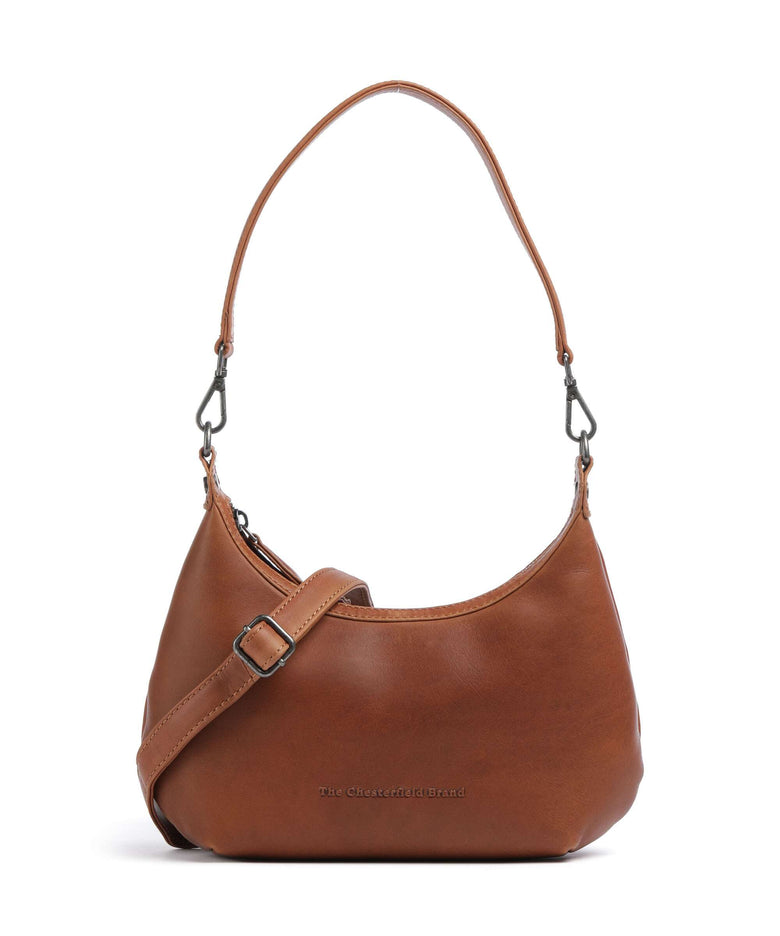 The Chesterfield Brand Wax Pull Up Cow Nancy Shoulder bag cognac