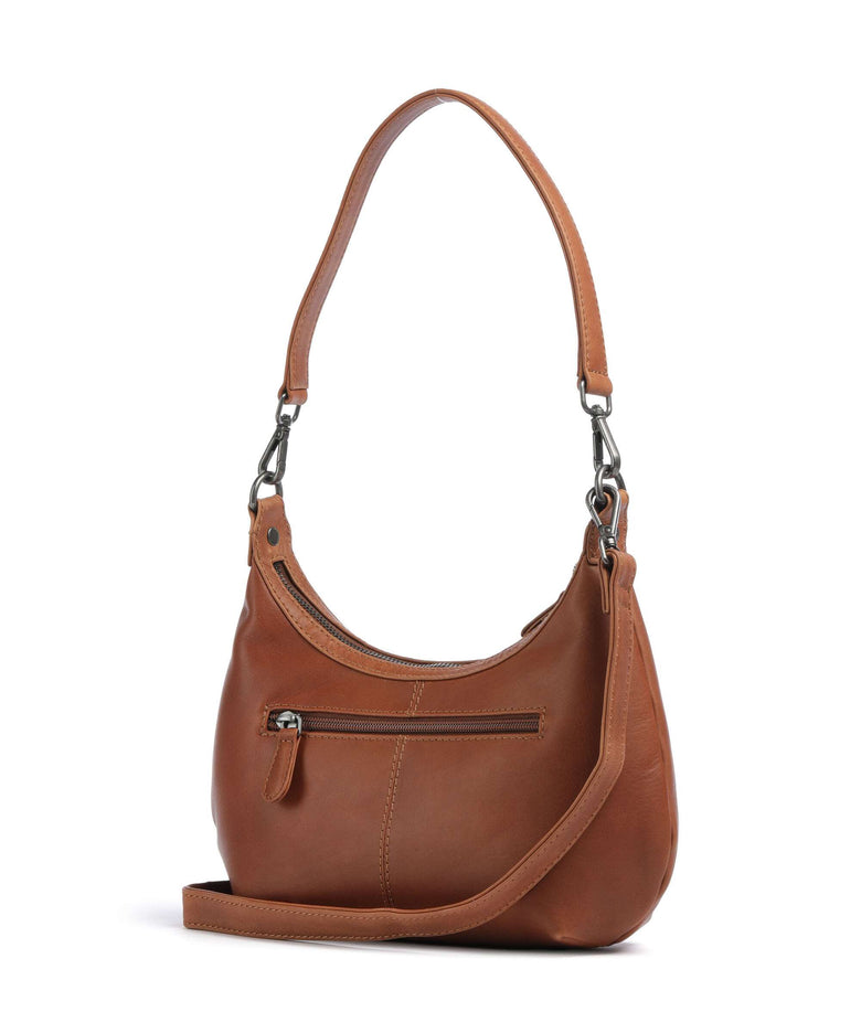 The Chesterfield Brand Wax Pull Up Cow Nancy Shoulder bag cognac