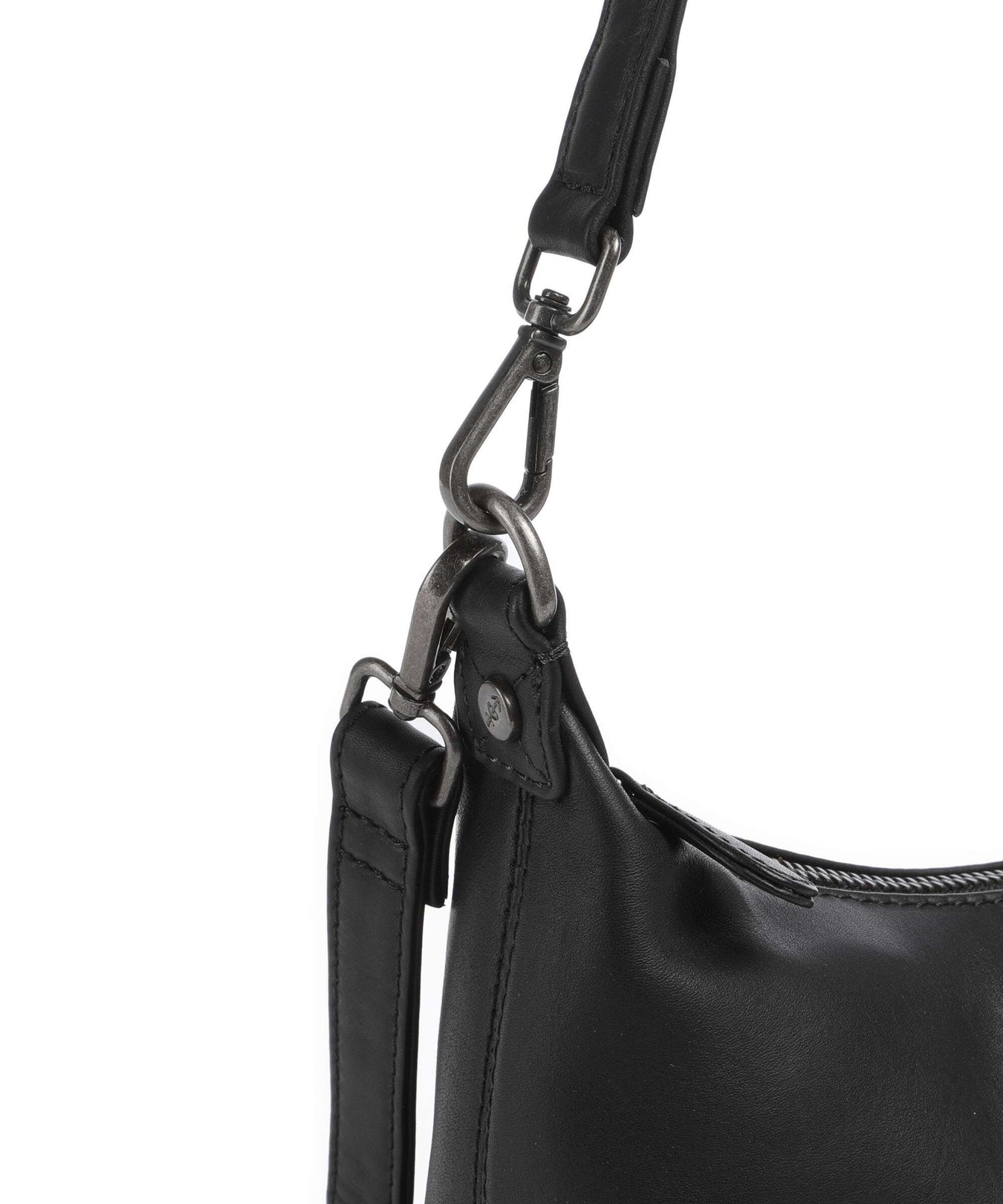 The Chesterfield Brand Wax Pull Up Cow Christie Shoulder bag black