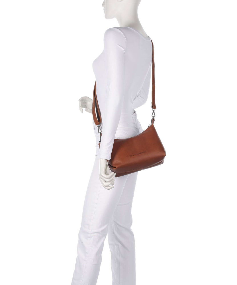 The Chesterfield Brand Wax Pull Up Cow Christie Shoulder bag cognac