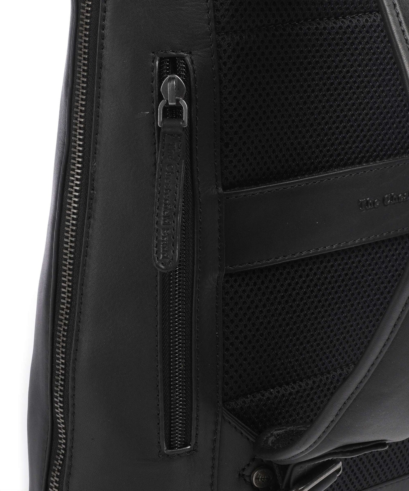 The Chesterfield Brand Wax Pull Up Cow Filmore Backpack black