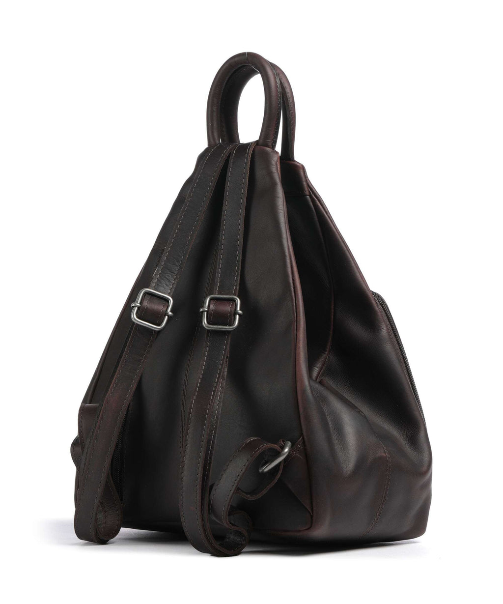 The Chesterfield Brand Wax Pull Up Cow Howard Backpack brown