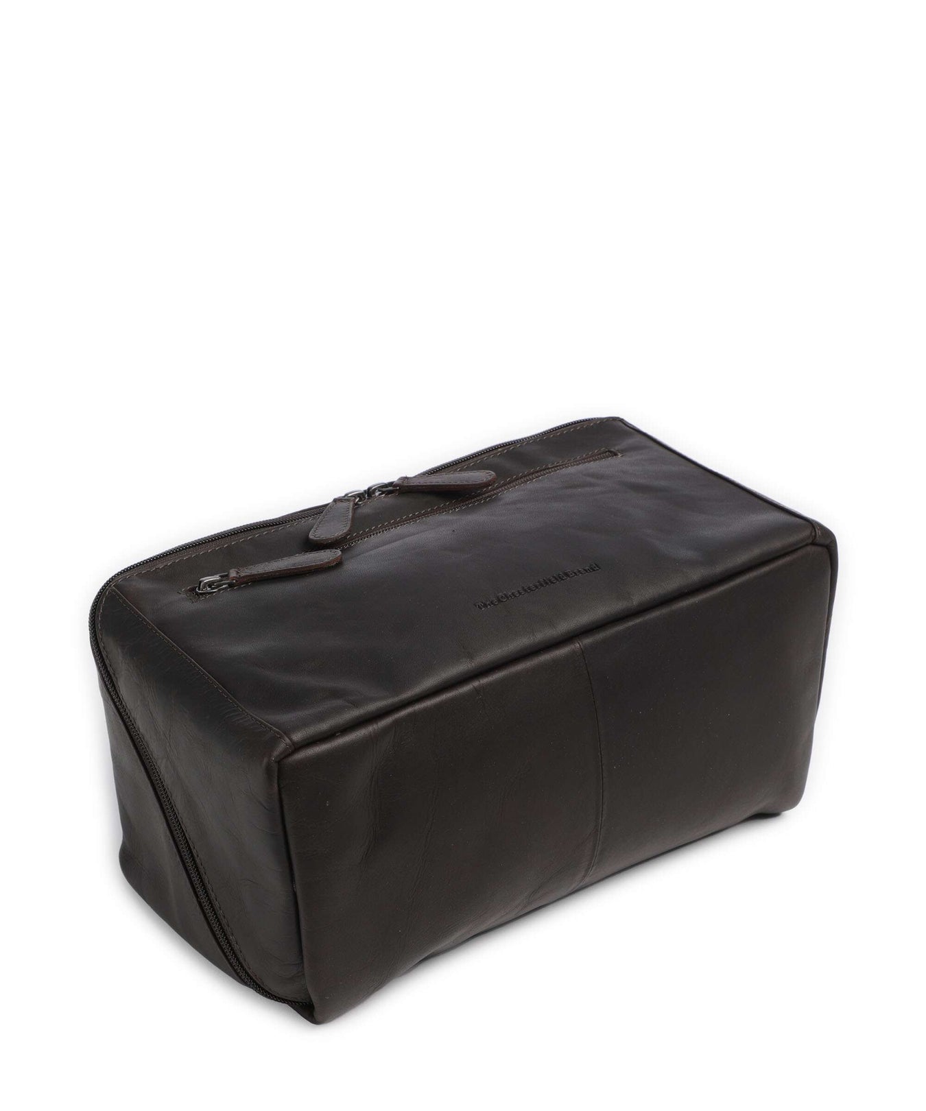 The Chesterfield Brand Wax Pull Up Cow Trevia Toiletry bag brown