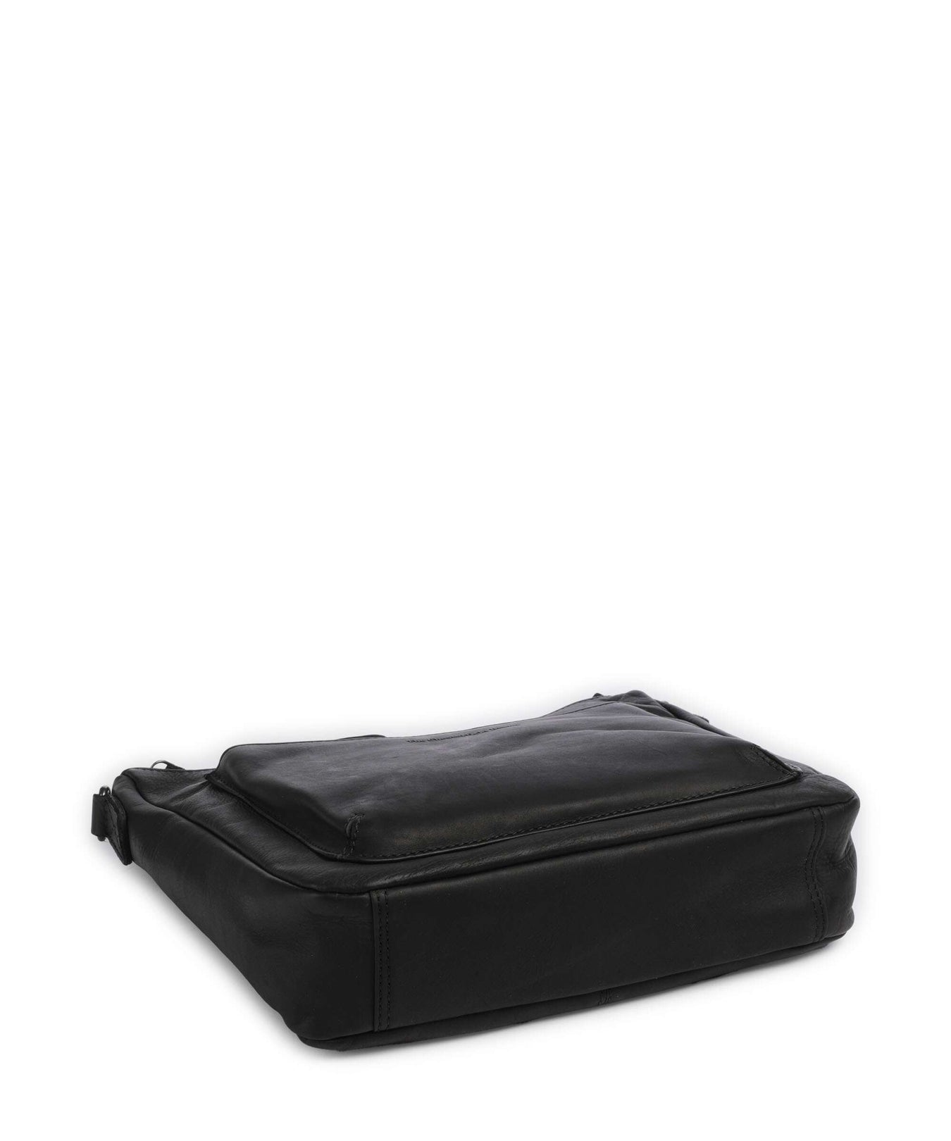 The Chesterfield Brand Wax Pull Up Cow Tivra Shoulder bag black