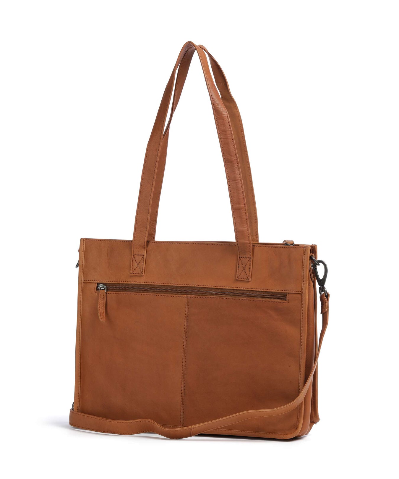 The Chesterfield Brand Wax Pull Up Cow Adana Tote bag cognac