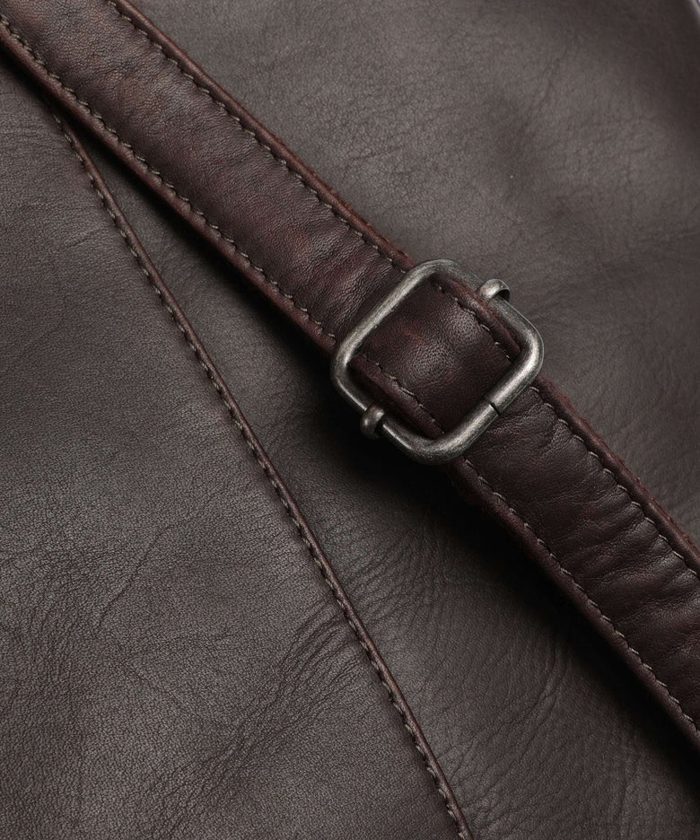 The Chesterfield Brand Wax Pull Up Cow Floran Backpack brown