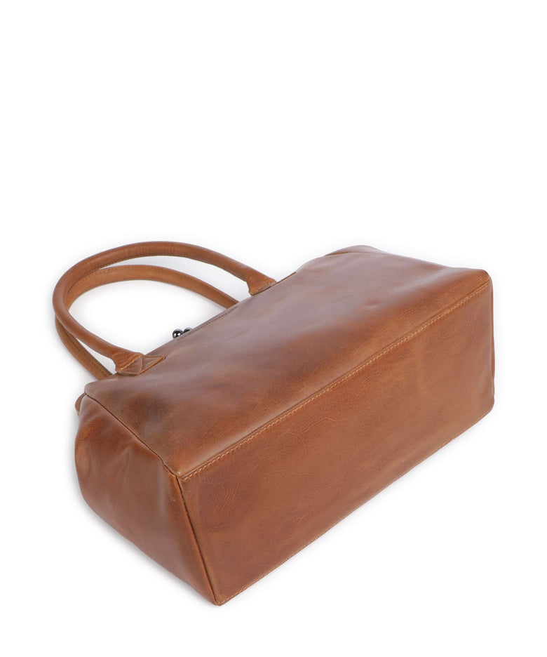 The Chesterfield Brand Wax Pull Up Cow Dorin Handbag cognac