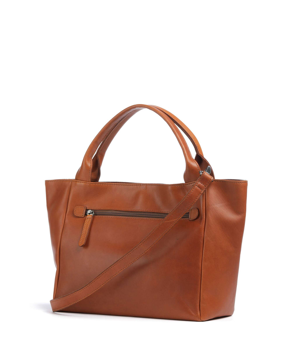 The Chesterfield Brand Wax Pull Up Cow Tenara Shoulder bag cognac