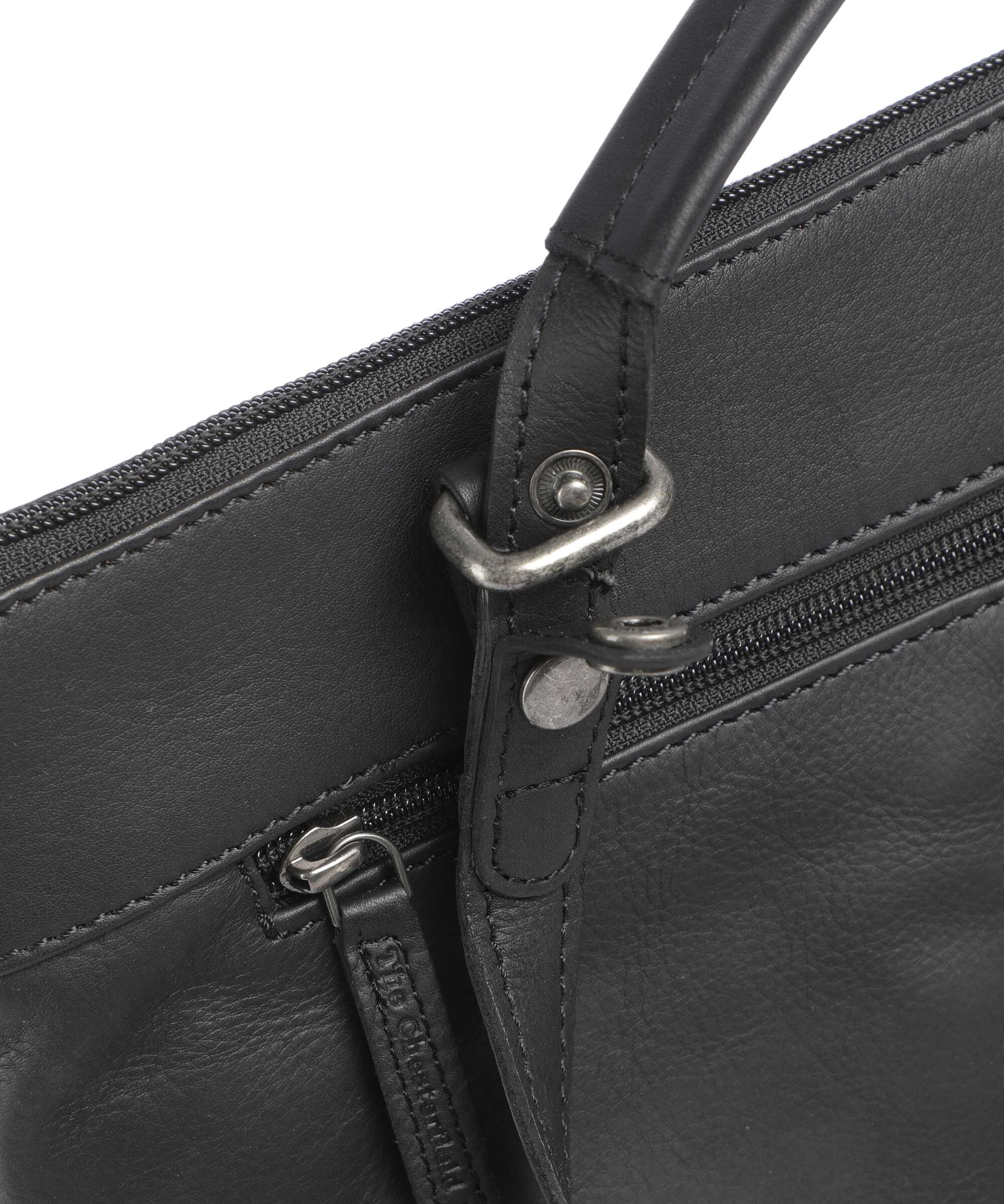 The Chesterfield Brand Wax Pull Up Cow Caldero Backpack black