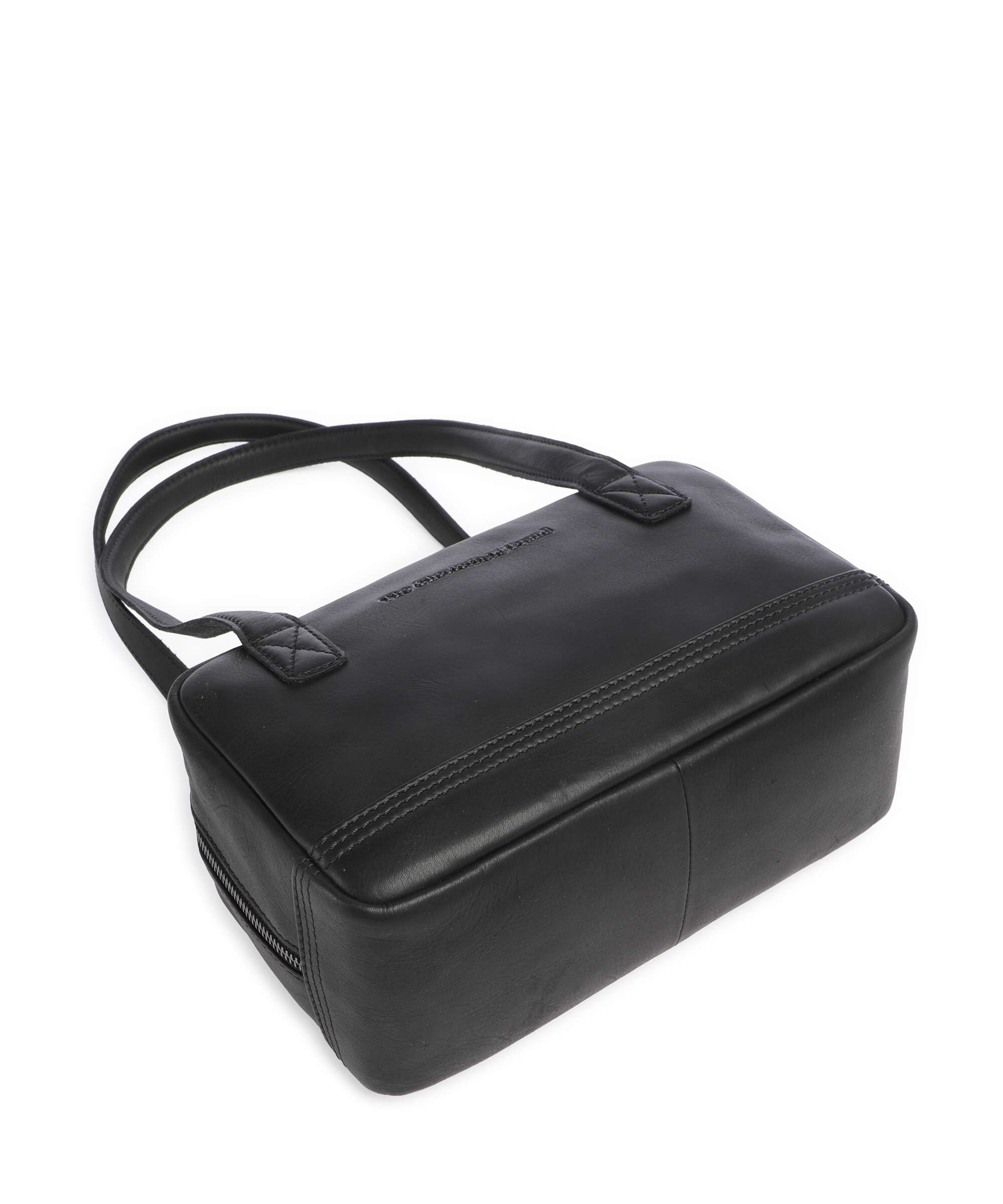 The Chesterfield Brand Wax Pull Up Cow Fenno Shoulder bag black