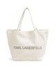 Karl Lagerfeld K/Monogram Shopper natural