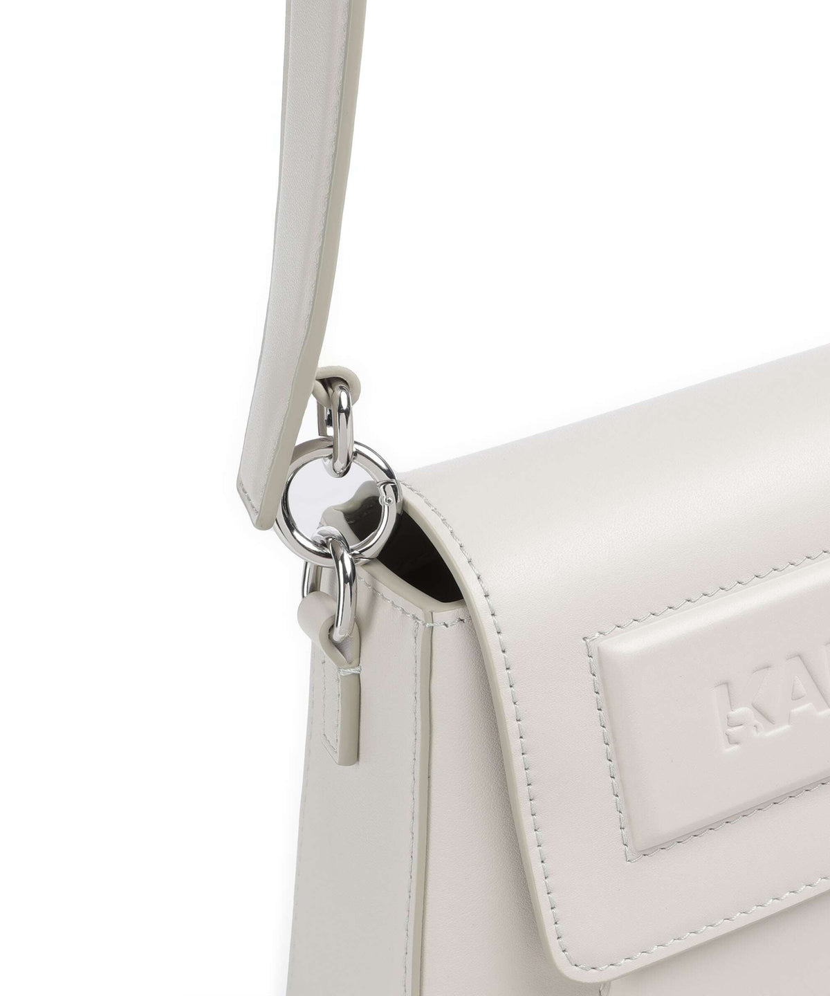Karl Lagerfeld Ikon K Soft Shoulder bag cement