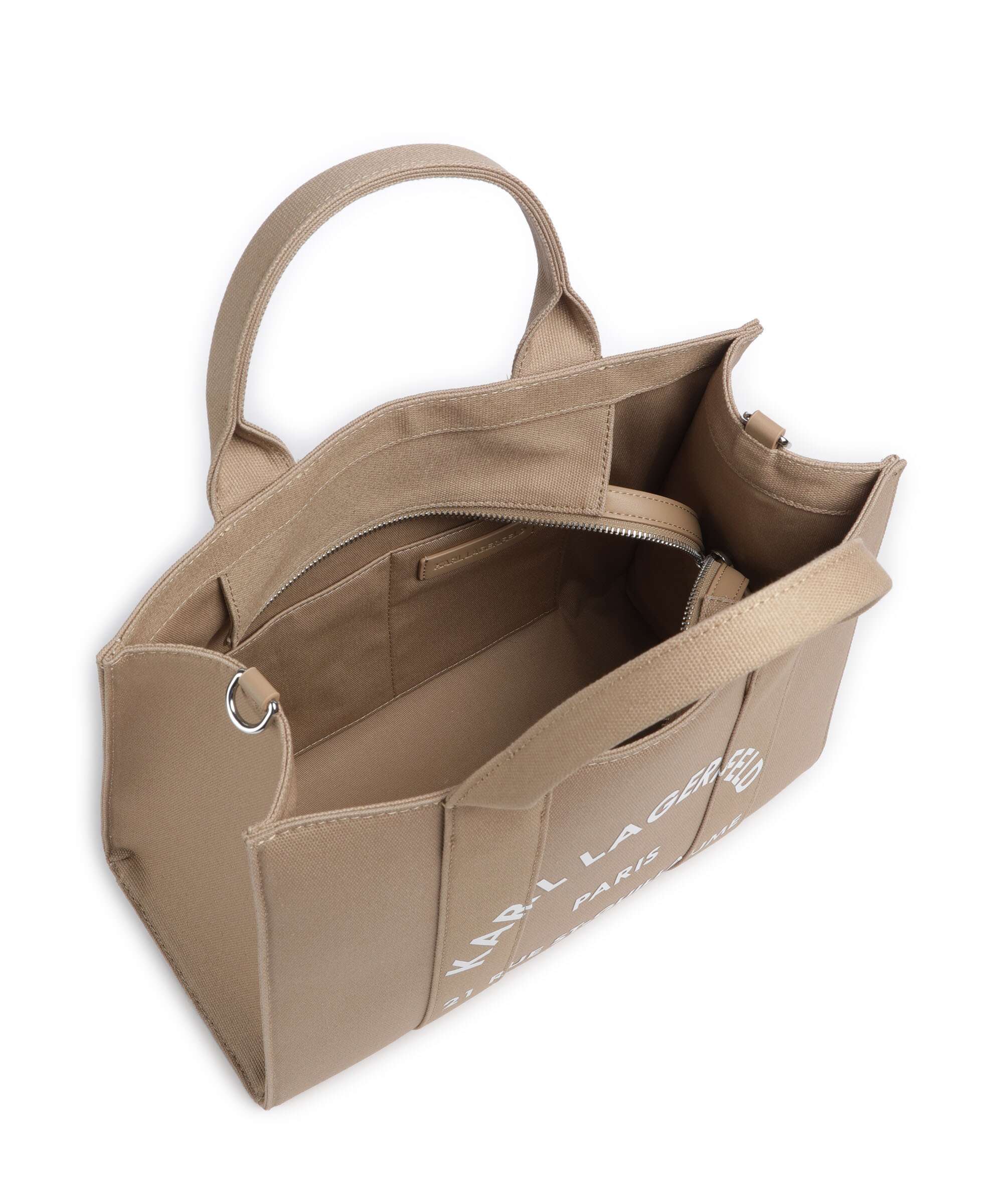 Karl Lagerfeld K/Rue St Guillaume Medium Handbag nougat