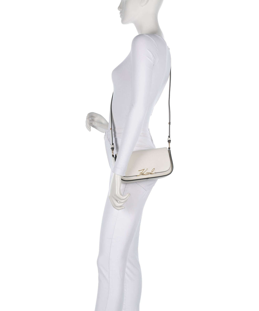 Karl Lagerfeld K/Signature Shoulder bag off white