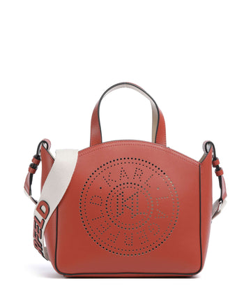 Karl Lagerfeld K/Circle Small Handtas red brick