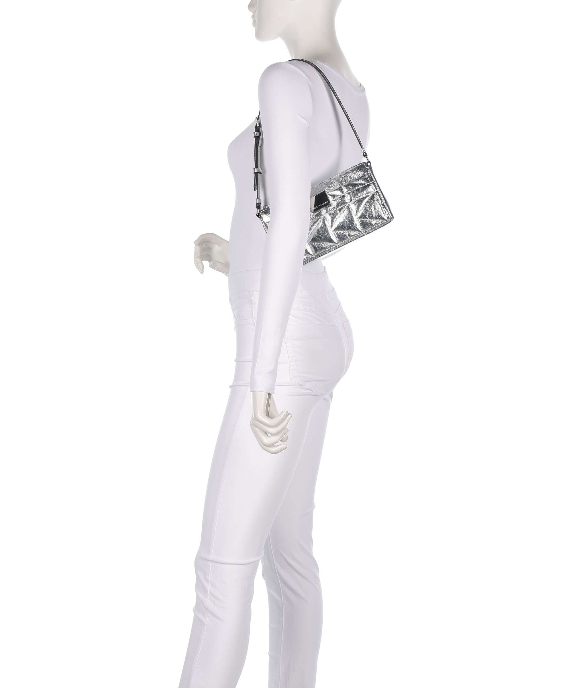 Karl Lagerfeld K/Kuilt Small Shoulder bag silver