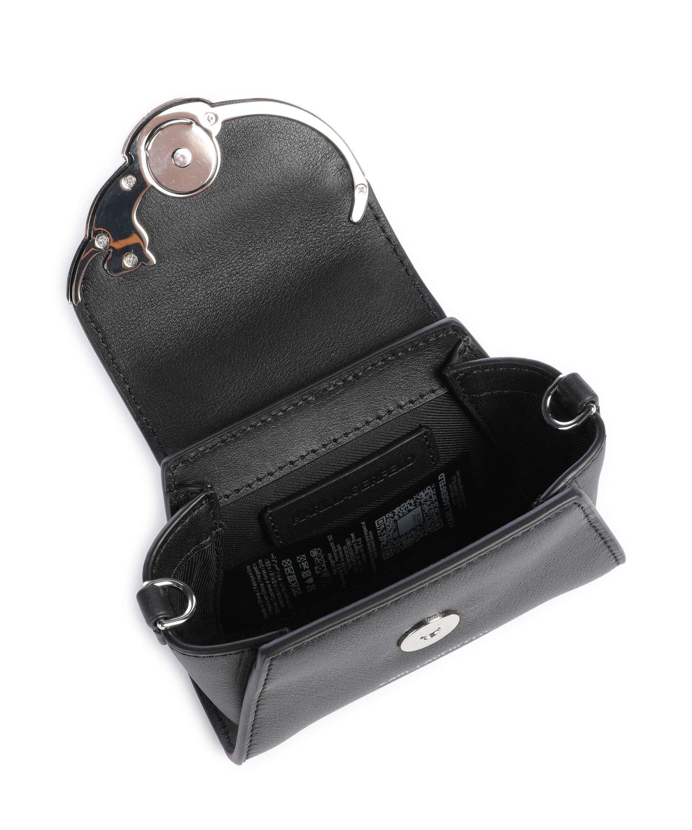 Karl Lagerfeld Ikon Choupette Mini Crossbody bag black