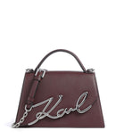 Karl Lagerfeld K/Signature 2.0 Medium Handtas windsor/burgundy