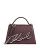 Karl Lagerfeld K/Signature 2.0 Medium Handbag windsor/burgundy