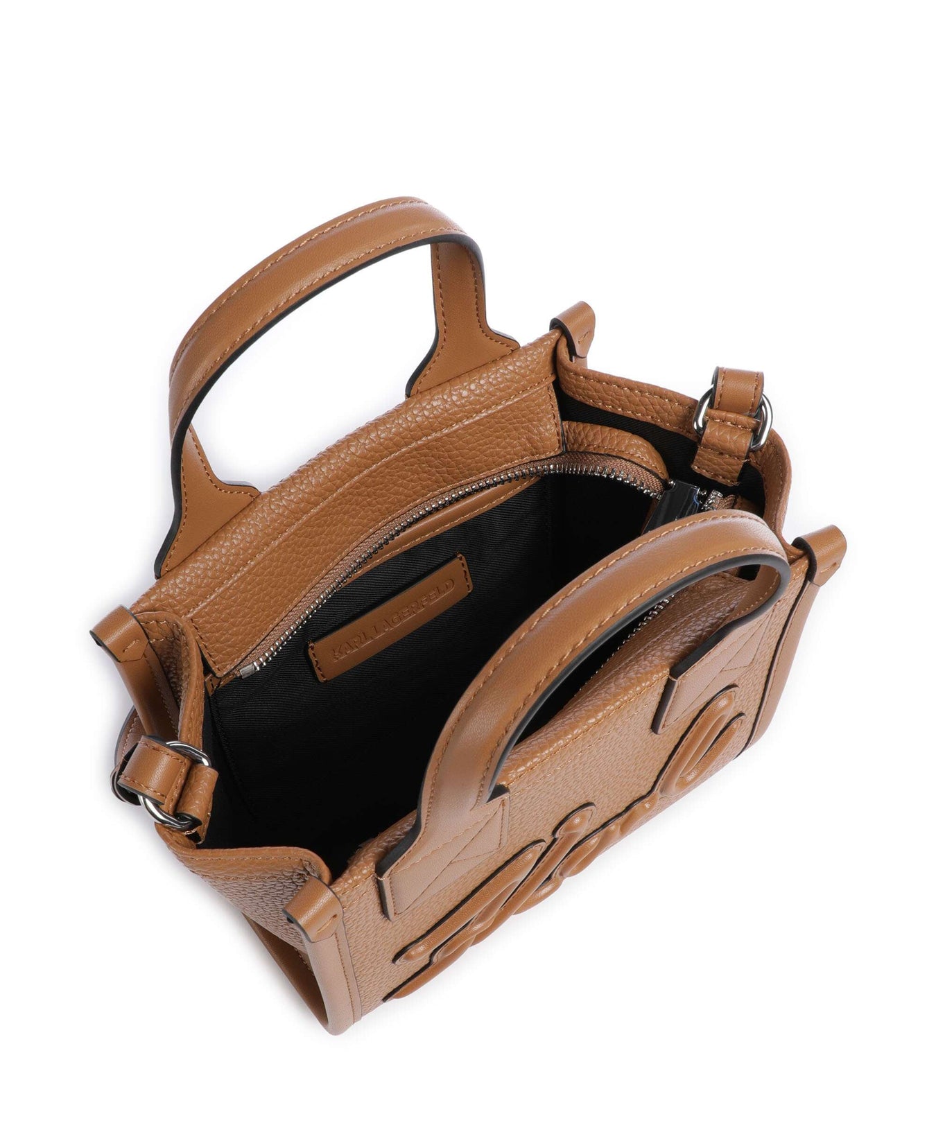 Karl Lagerfeld K/Skuare Small Handbag caramel