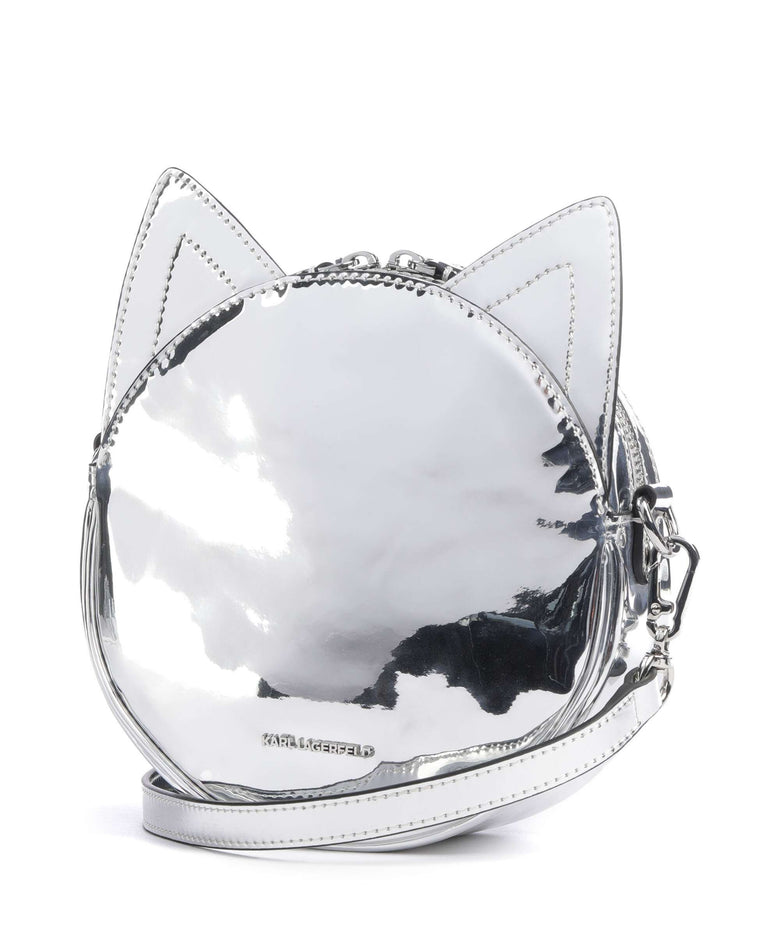 Karl Lagerfeld Ikon Chat Crossbody bag silver