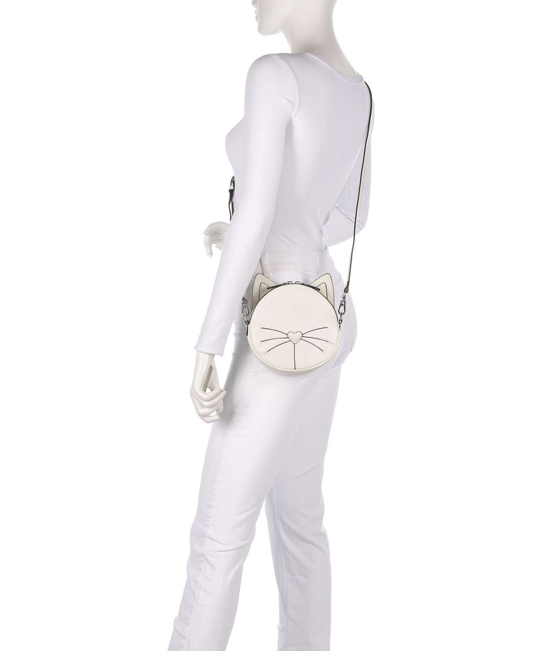 Karl Lagerfeld Ikon Chat Crossbody bag off white