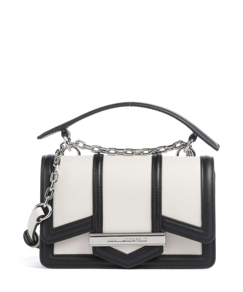 Karl Lagerfeld K/Nova Small Shoulder bag white/black