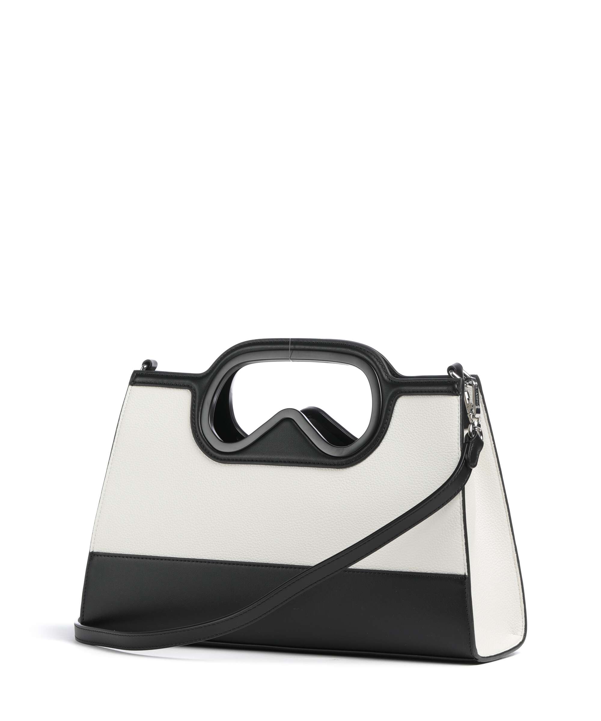 Karl Lagerfeld K/Aviator Handbag white/black