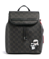 Karl Lagerfeld Ikon Monogram Small Backpack brown/kl mono