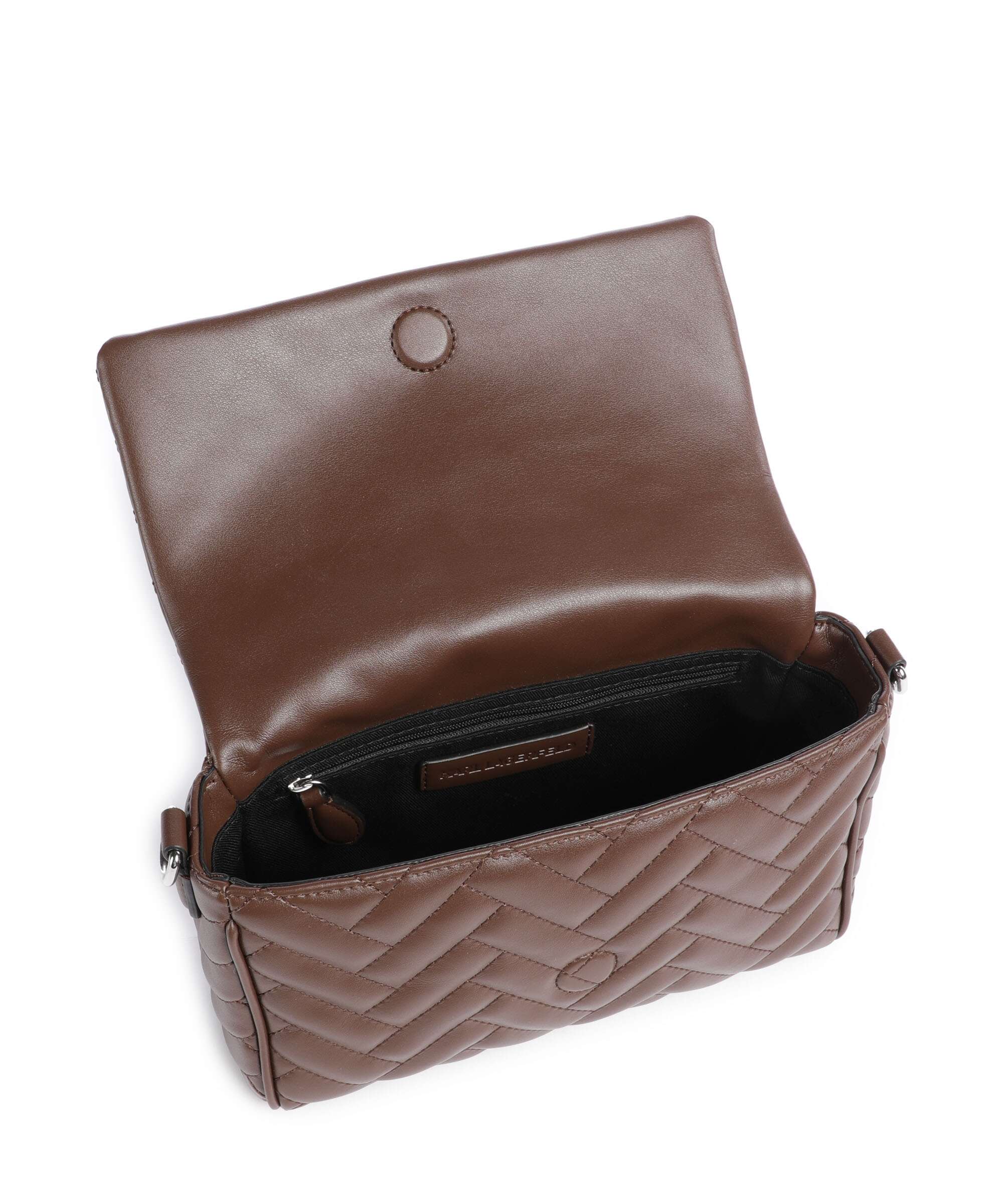 Karl Lagerfeld K/Brick Crossbody bag dark friar brown