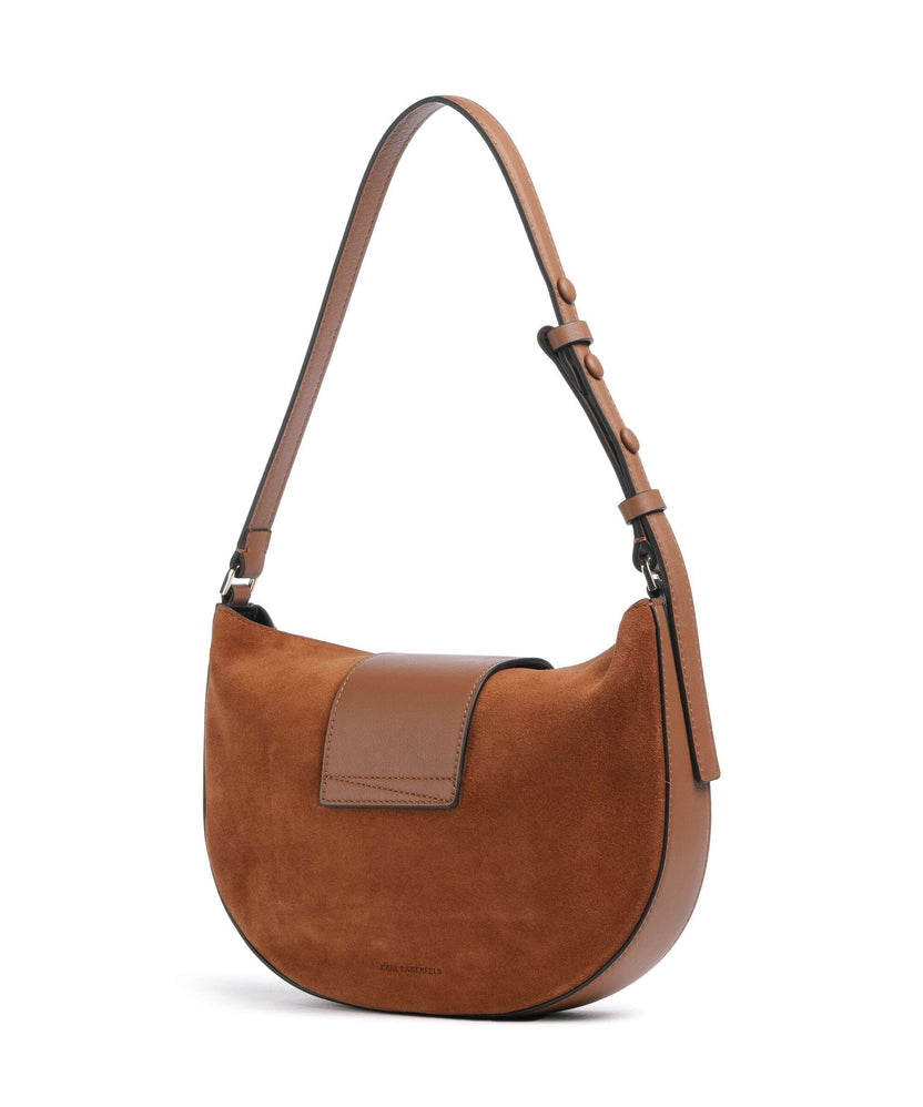 Karl Lagerfeld K/Signature Hobo bag dark tan