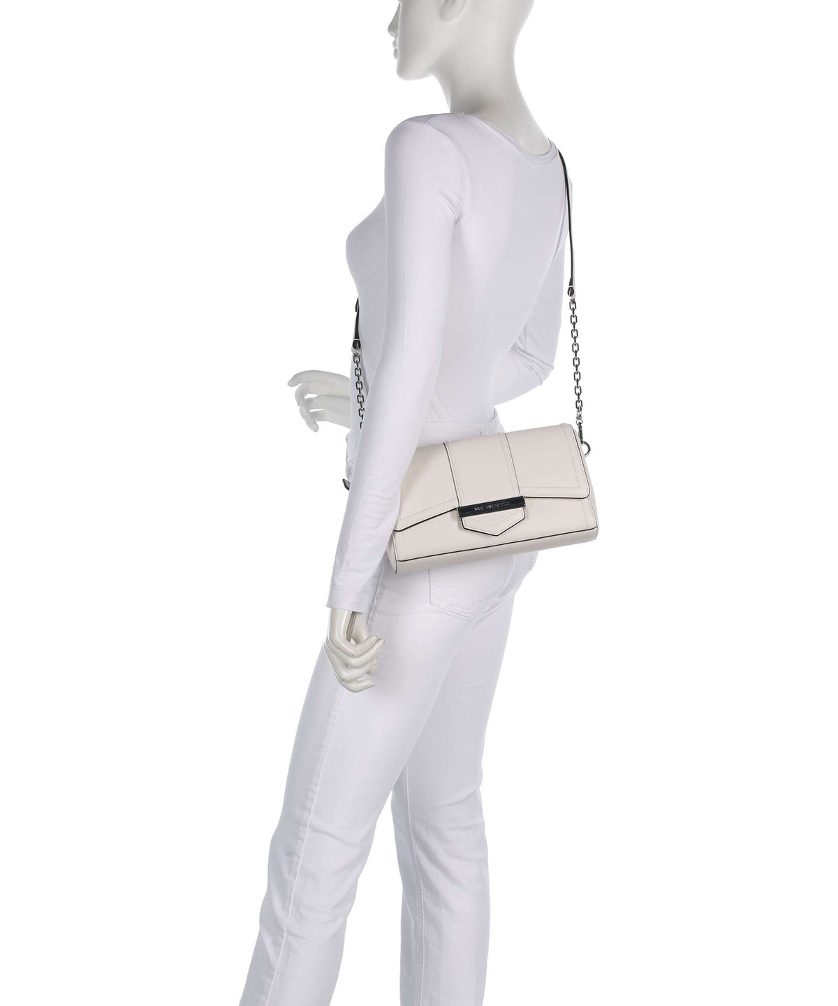 Karl Lagerfeld K/Nova Medium Shoulder bag off white