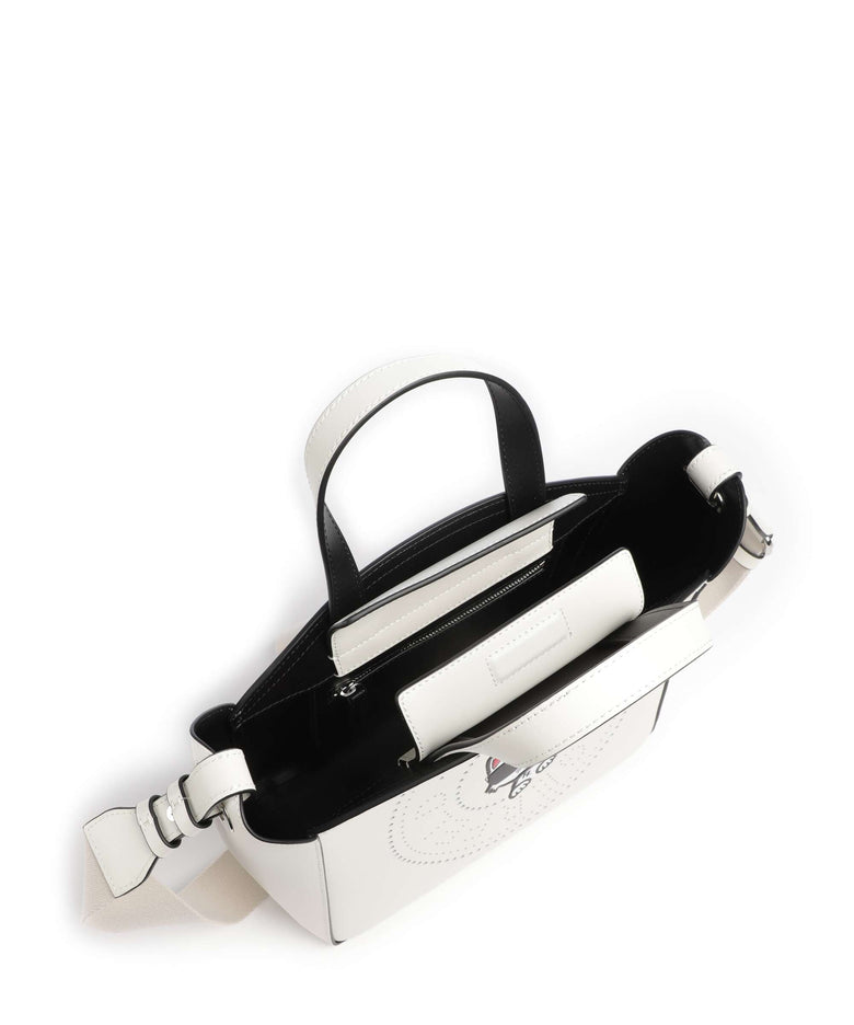 Karl Lagerfeld K/Circle Choupette Small Handbag off white