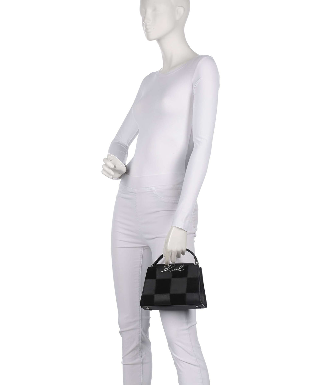 Karl Lagerfeld K/Signature Mini Handbag black nickel