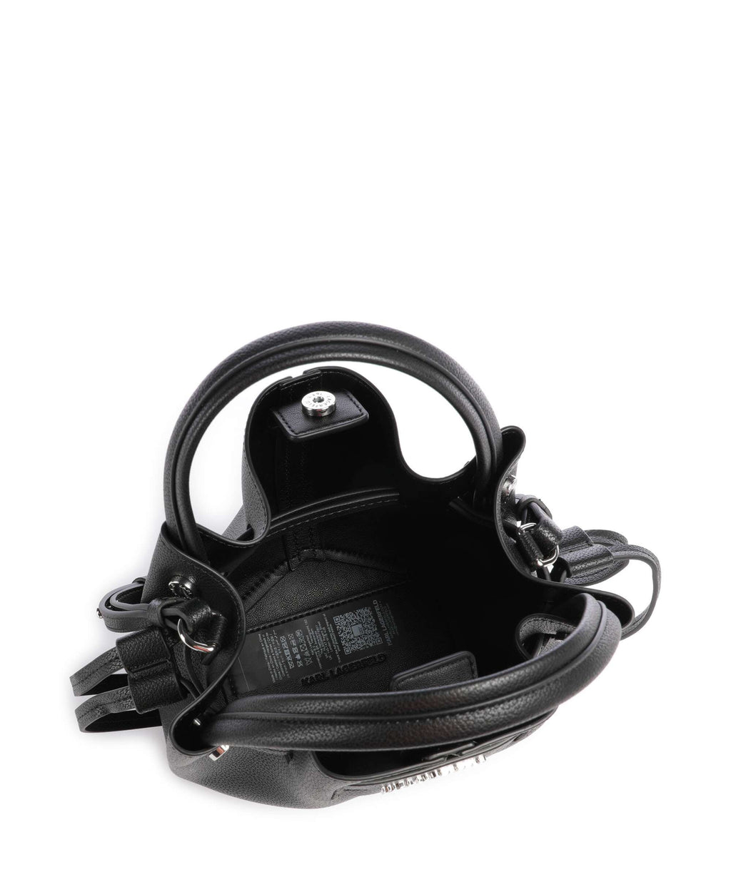 Karl Lagerfeld K/Pierced Mini Handbag black nickel