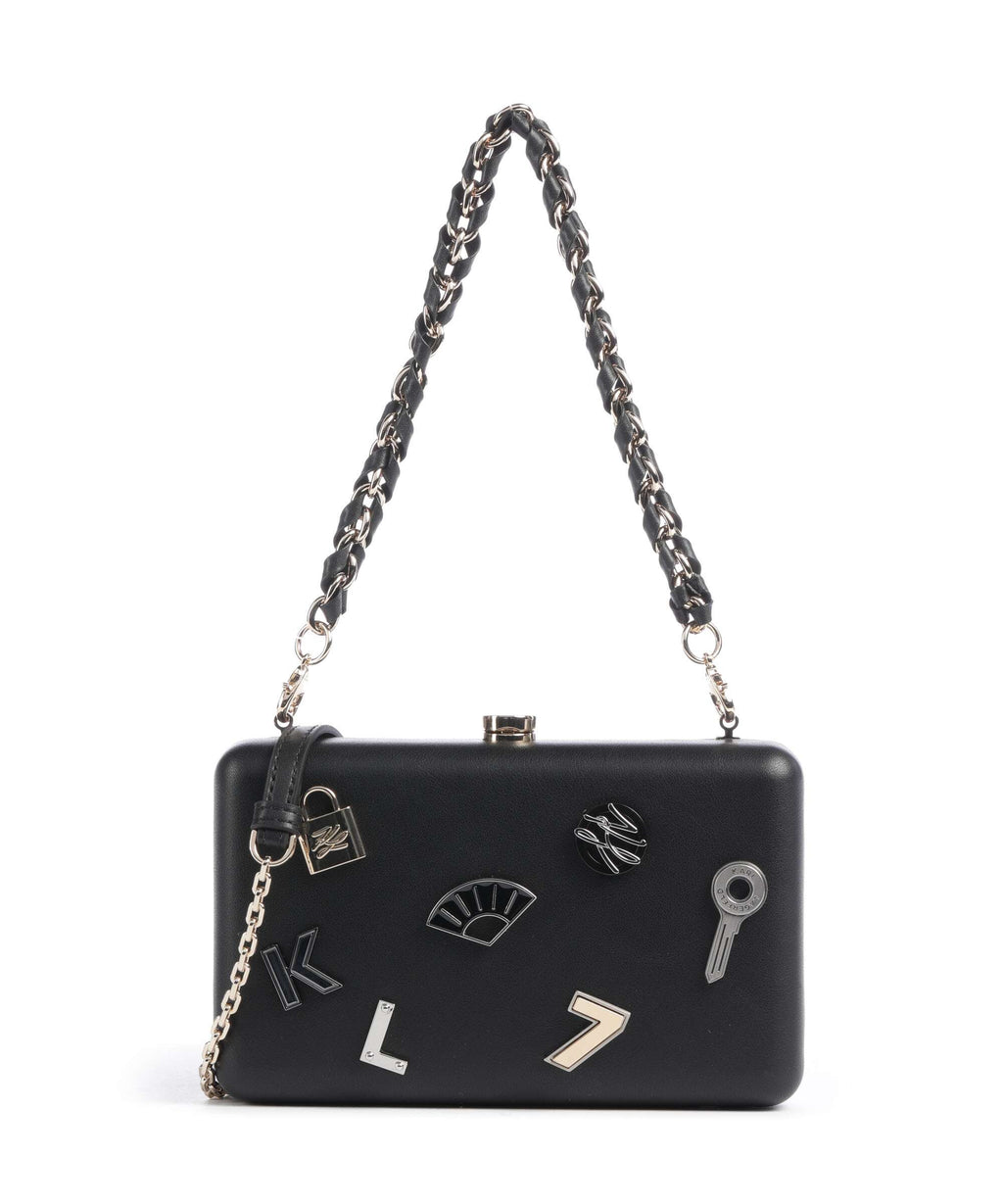 Karl Lagerfeld K/Soiree Clutch bag black nickel