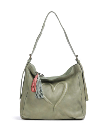 Taschendieb Wien Herzweg 2 Hobo tas green leaf
