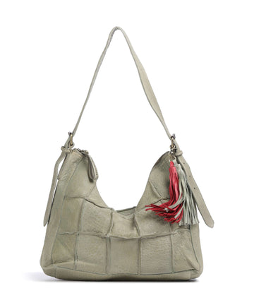 Taschendieb Wien Malvengasse 5 Schoudertas green leaf