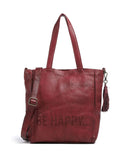 Taschendieb Wien Glücksbrücke 2 Shopper red burgundy